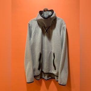 C9 Champion Sweatshirt Women Sz L large Gray Victory Fleece Cowl Neck Pullover